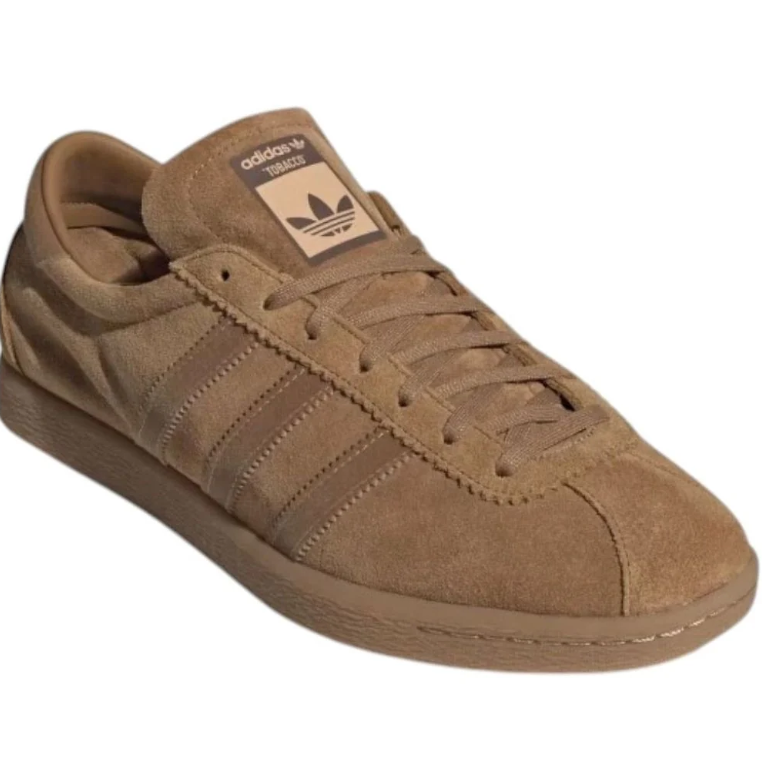 adidas Tan Low-Top Lace-Up Sneakers
