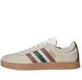 adidas Cream Sneakers with Brown and Green Stripes