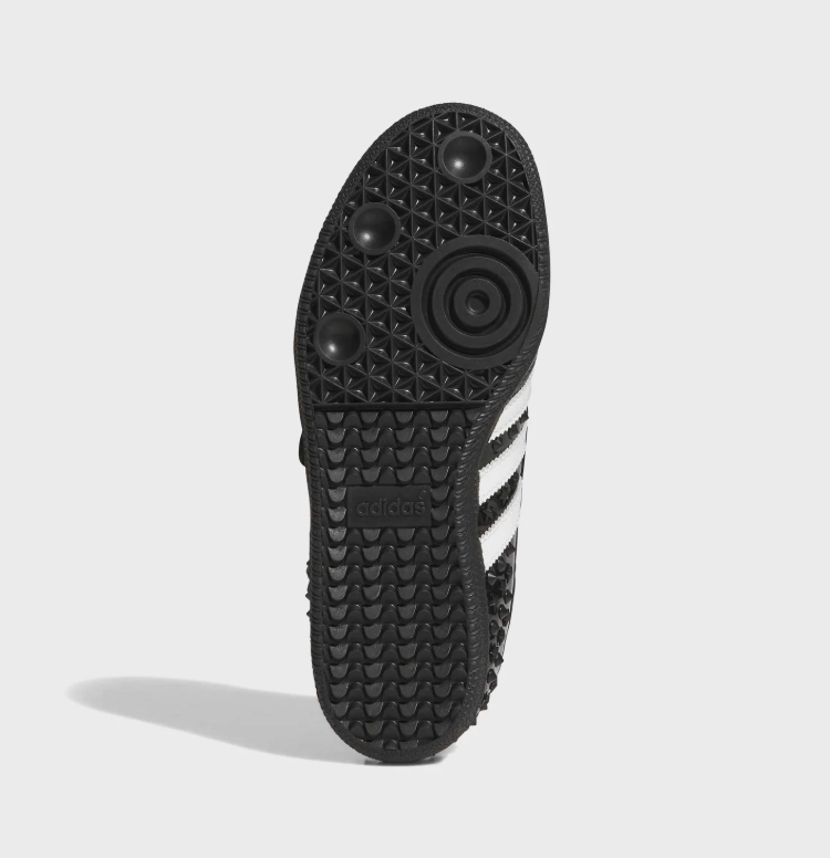 adidas Samba Studded Mary Jane Shoes in Black and White