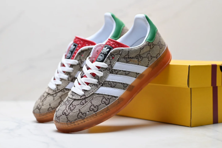 adidas Camouflage Shell-Toe Sneakers with Black Stripes (Copy)