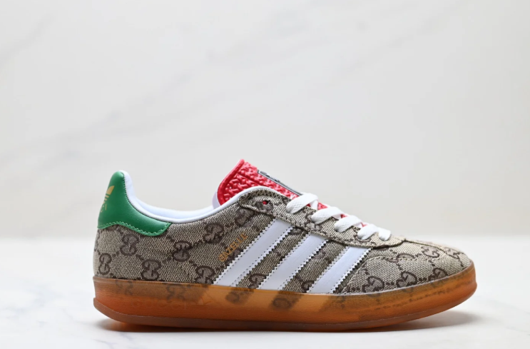 adidas Camouflage Shell-Toe Sneakers with Black Stripes (Copy)