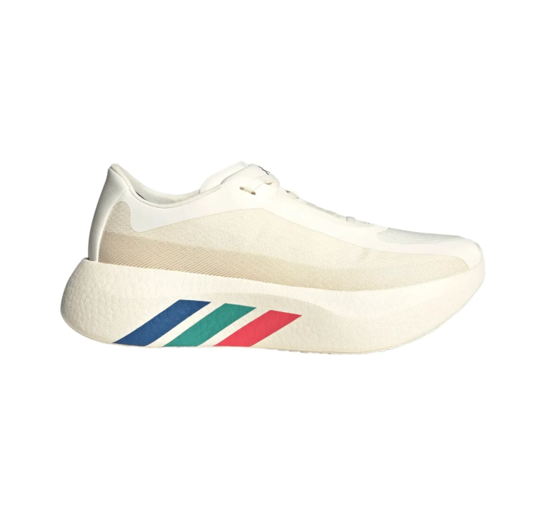 adidas Cream Chunky Sneakers with Multicolor Stripes