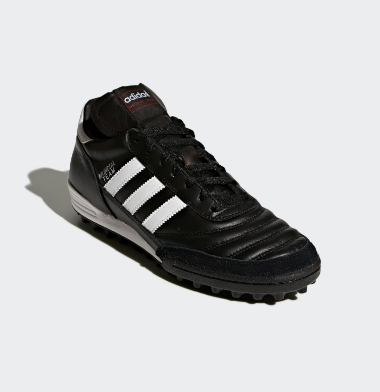 adidas Mundial Team Black and White Turf Soccer Shoes