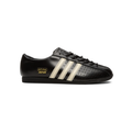 adidas Japan Black Low-Profile Sneakers with Cream Stripes
