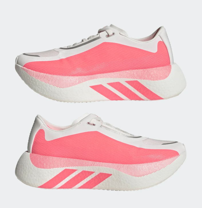 adidas Cream and Pink Chunky Sneakers