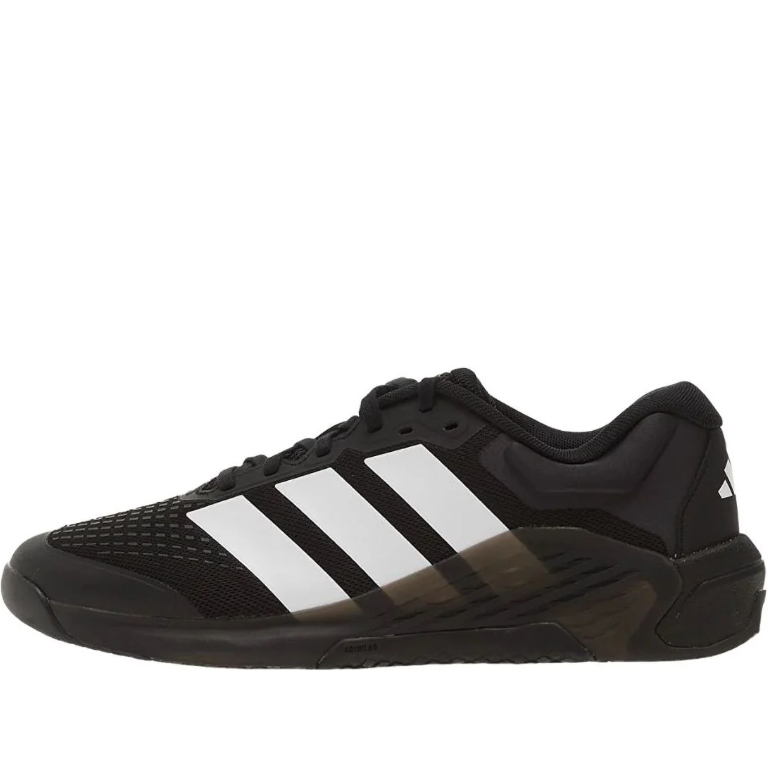 adidas Black Low-Top Sneakers with White Stripes