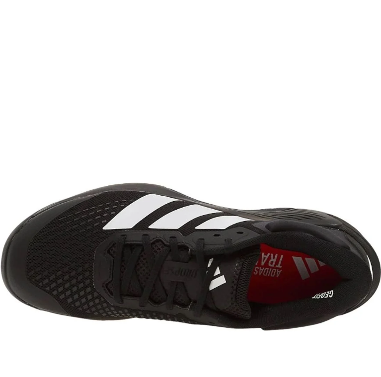 adidas Black Low-Top Sneakers with White Stripes