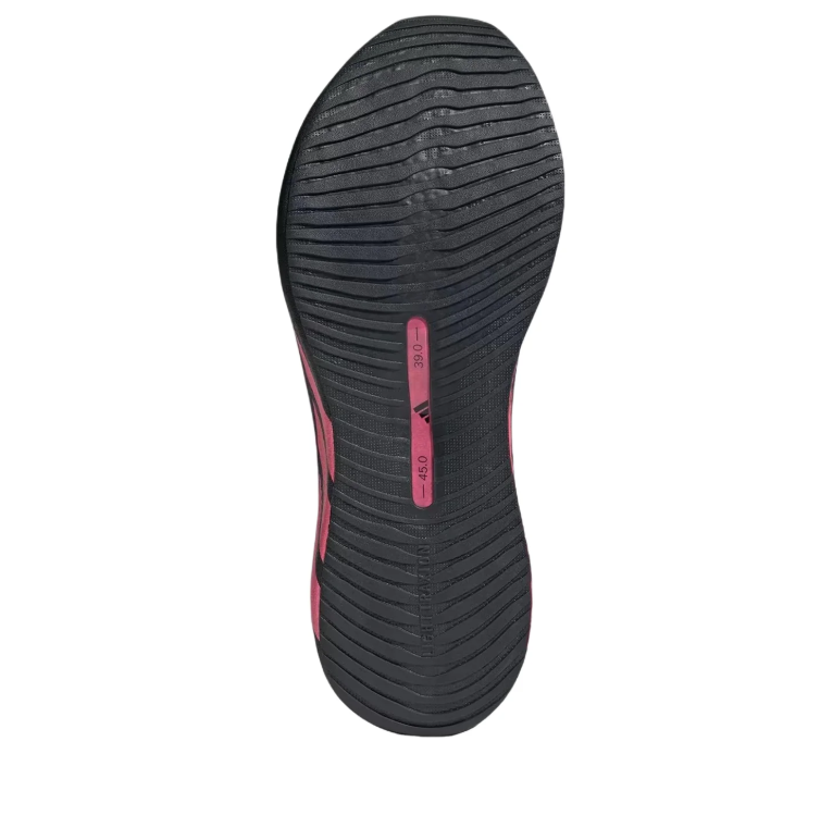 adidas Black and Pink Sneakers with Sculpted Sole