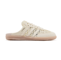 adidas Samba Cream Woven-Style Mules with Gum-Colored Sole