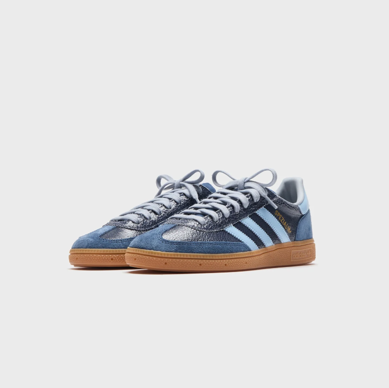 adidas Spezial Navy and Light Blue Sneakers with Gum-Colored Sole