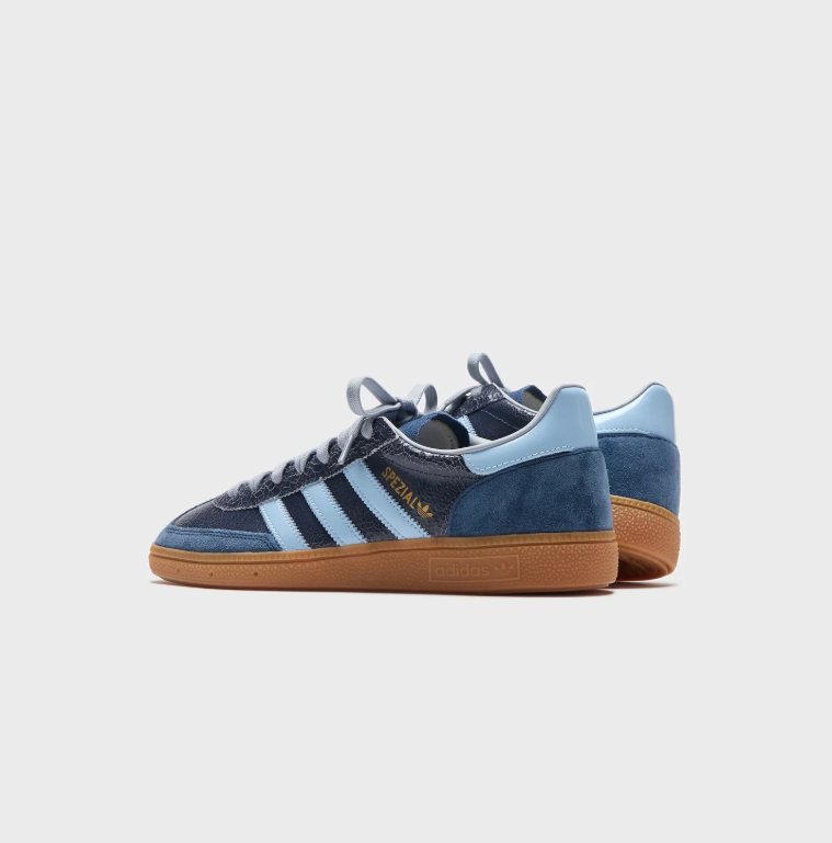 adidas Spezial Navy and Light Blue Sneakers with Gum-Colored Sole