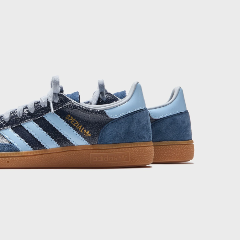adidas Spezial Navy and Light Blue Sneakers with Gum-Colored Sole
