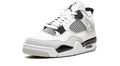 Air Jordan White and Grey Sneakers with Black Accents and Jumpman Logo