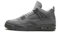 Air Jordan Grey Sneakers with Grid Panels and Tonal Side Wings