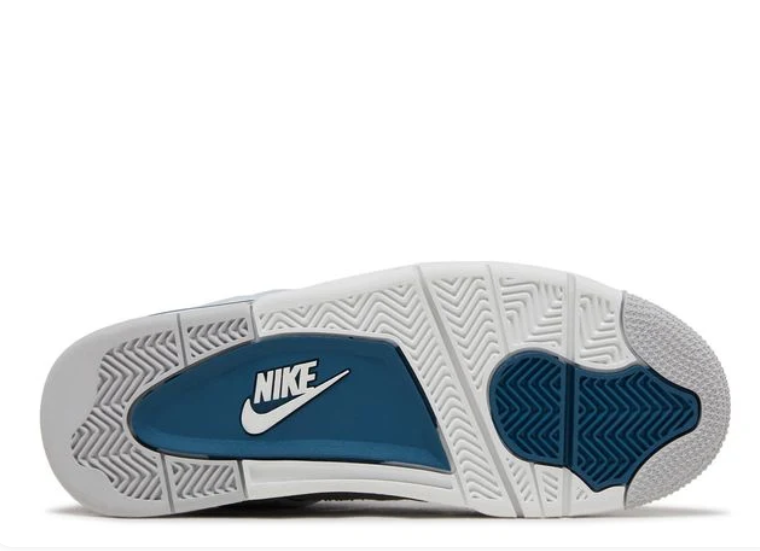 Air Jordan White and Teal Blue Sneakers with Grid Panels