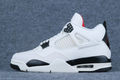 Air Jordan White and Black Sneakers with Flight Club Tongue Patch