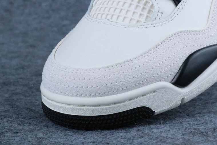 Air Jordan White and Black Sneakers with Flight Club Tongue Patch
