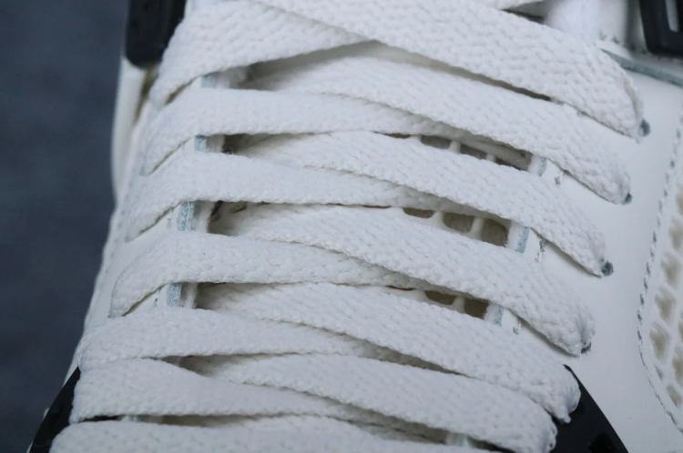 Air Jordan White and Black Sneakers with Flight Club Tongue Patch