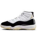 Air Jordan White and Black High-Top Sneakers with Gold-Toned Jumpman Logo