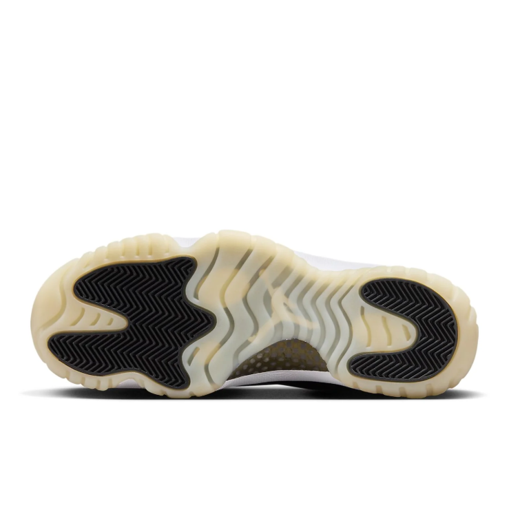 Air Jordan White and Black High-Top Sneakers with Gold-Toned Jumpman Logo
