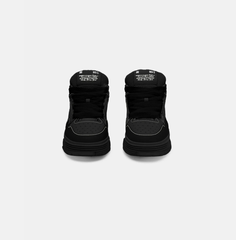 AMIRI MA-1 Black Chunky Sneakers with Contrast Stitching