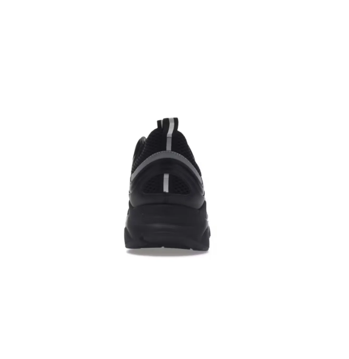 Dior Black Chunky Sneakers with Grey and Silver Accents