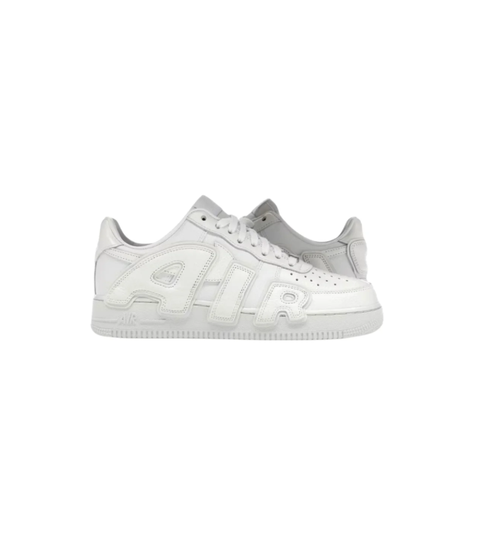 Nike x Cactus Plant Flea Market White Low-Top Sneakers with Raised Lettering
