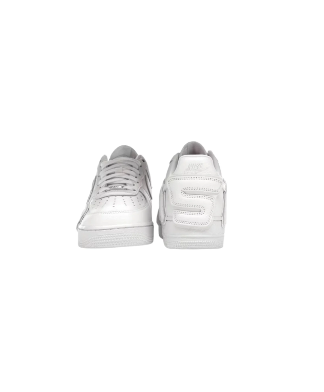 Nike x Cactus Plant Flea Market White Low-Top Sneakers with Raised Lettering
