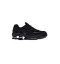Nike x Supreme Black Sneakers with White Logo Heel Columns