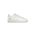 Nike x Supreme White Low-Top Sneakers with Red Box Logo
