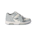 Off-White Grey and Cream Low-Top Sneakers with Arrow Logo
