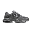 New Balance Grey Mesh Sneakers with Outlined N Logo and Chunky Sole