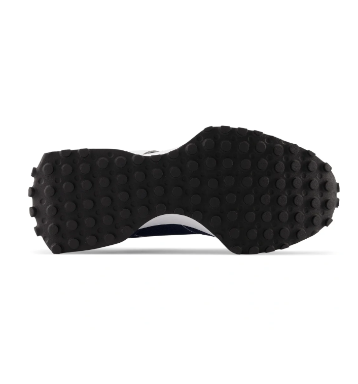 New Balance Navy Sneakers with Oversized White N Logo and Lugged Outsole