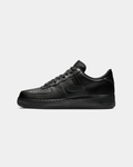 Nike All-Black Low-Top Sneakers with Tonal Swoosh and Perforated Toe