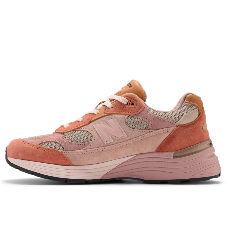 New Balance x Joe Freshgoods 993 Pink and Coral Mesh Sneakers