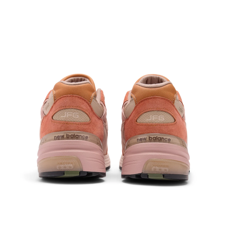 New Balance x Joe Freshgoods 993 Pink and Coral Mesh Sneakers