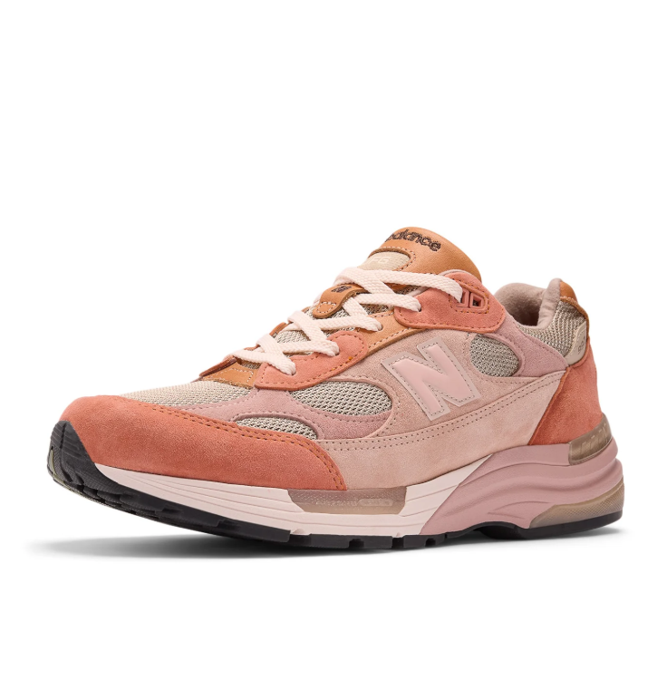 New Balance x Joe Freshgoods 993 Pink and Coral Mesh Sneakers