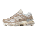 New Balance Beige and Cream Mesh Sneakers with Sculpted Chunky Sole