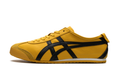 Onitsuka Tiger Yellow Low-Top Sneakers with Black Side Stripes