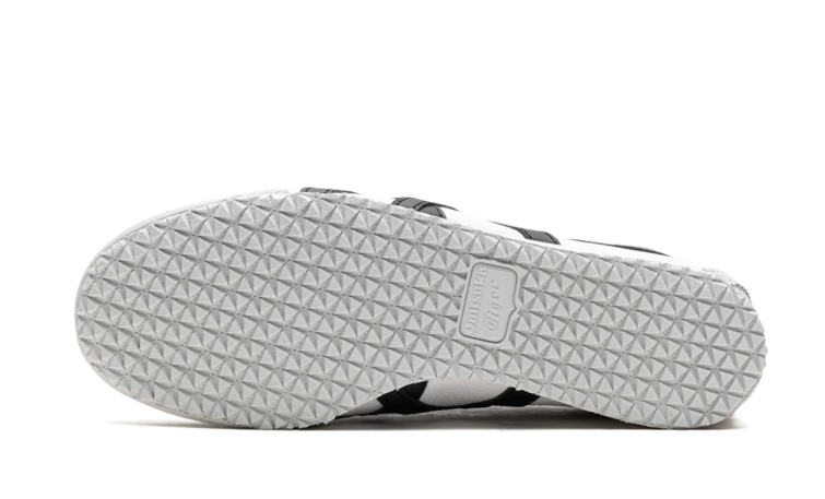 Onitsuka Tiger White Low-Top Sneakers with Black Side Stripes